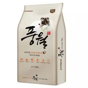 20kg 천하제일 풍월 개사료 대용량 강아지 사료 프리미엄 고단백
