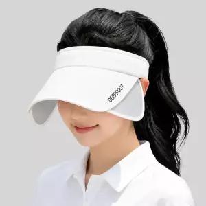 딥루트 썬캡 자외선차단 모자 uv차단 썬바이저 햇빛가리개 여성 남자 골프