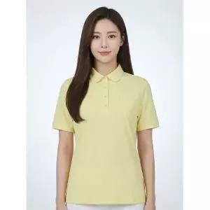 올포유 여성 라인 배색 카라 반팔 티셔츠 AWTYM3171-203 978992