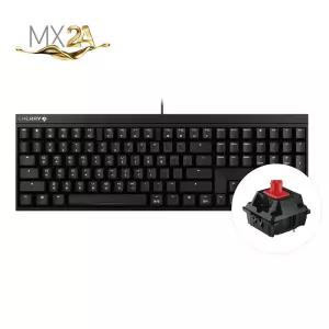 CHERRY 체리 MX 2.0S 기계식 키보드 사무용 저소음 풀배열 블랙, MX2A 적축