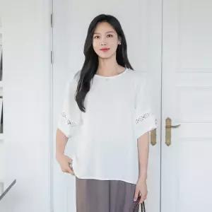 엄마옷 마담4060 소매레이스요루블라우스 -QABL2605041G-
