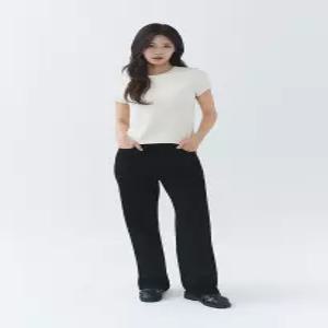 [잠뱅이]유니) 쿨맥스 블랙 밴드 와이드 루즈핏 AQ2DTG436AQ2DTG486