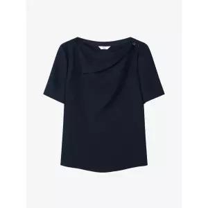 언발란스 숄더 포인트 블라우스 C262MSC046