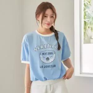 [핑크시슬리] 소르베 찰랑쿨 링클프리 박스 맨투맨
