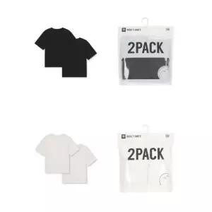 [롯데백화점]탑텐키즈 MKH5TS3901 공용) 코튼 T (반팔 2PACK)