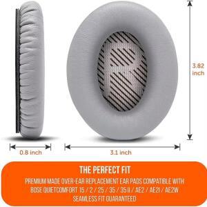 Bose Quietcomfort 35/QC35 ii/QC15/QC25/QC35/QC2/AE2/AE2i SoundLink SoundTrue 헤드폰 이어패드 교체 쿠
