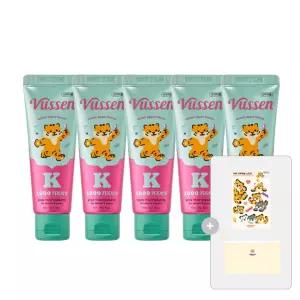 뷰센 K1000 키즈 치약 60g 5개 +메쉬파우치+스티커