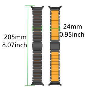 삼성 갤럭시 워치 울트라용 메탈 스트랩, 갤럭시 워치 8 40mm 44mm 클래식 46mm용 마그네틱 버클 밴드