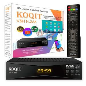 Koqit V5H H265 HEVC DVB S2 위성 리시버, 스마트 미캐스트 TV 수신기, FTA 디지털 DVB-S2 Sat 파인더