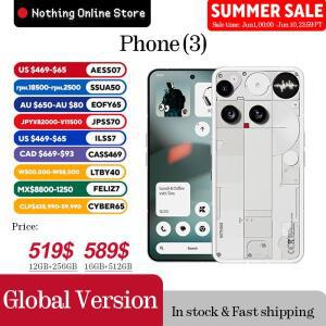 Nothing Phone (3) 퀄컴 스냅드래곤 8S 4세대 6.77인치 120Hz 50MP 카메라