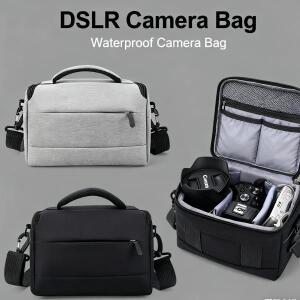 디지털 DSLR 카메라 숄더백 사진 가방 캐논 니콘 마이크로 싱글 슬리브용 나일론