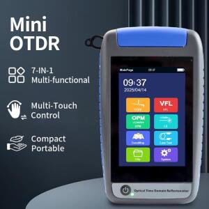 미니 액티브 OTDR 광섬유 테스터 스마트 odtr 반사계 브레이크포인트 손실 라이브 OPM VFL 1310 1625nm