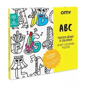 [플레이모빌](강남점)OMY 컬러링 포스터-ABC(POS70)