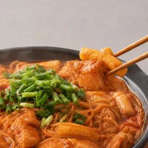 쫄떡 닭갈비 600g+떡볶이 1인분(떡1봉+소스1봉)+쫄면사리 1봉