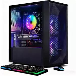 STGAubron 게이밍 PC 컴퓨터 데스크톱 인텔 코어 i5 최대 36G 라데온 RX 550 6G RAM 52G SSD WiFi 6 BT 50