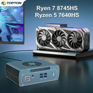 토프톤 FU05 게이밍 7640 OCULINK AMD PC 미니 R5 라이젠 8745HS