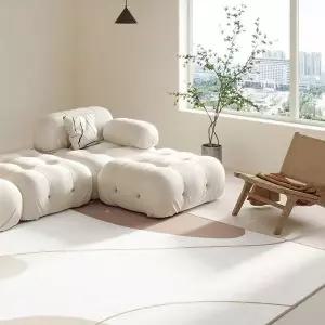 미끄럼방지 거실 사각 카펫 120x160cm 모던 인테리어 바닥 러그