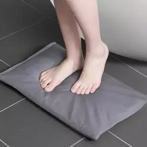 [콩심팥심]인테리어 규조토 발 매트 극세사 빨아 쓰는 발 매트 논슬립