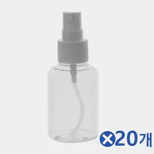 [알티피아]TBZ 투명 파스텔 스프레이 리필용기 500ml-색상랜덤x20개
