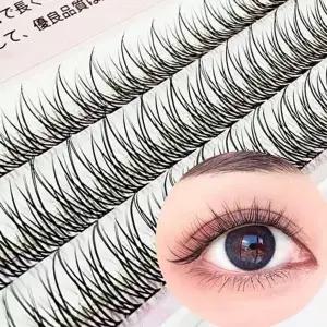 [셀러에이드]자연 가닥 속눈썹 데일리 셀프 속눈썹 아이래쉬 뷰티 부분 블랙
