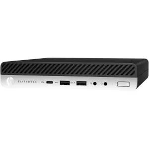 HP 엘리트데스크 705 G4 미니 데스크톱 AMD 라이젠 5 2400GE 8GB DDR4 256GB SSD 윈도우 10 Pro