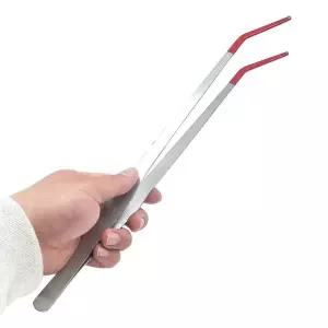 WL 파충류 도마뱀 먹이 핀셋 밀웜 피딩용 곡선 집게 38cm 긴핀셋