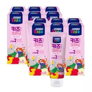2080 키즈크리닉 2스텝 프루티 치약 80g 12개
