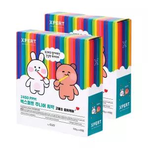 엑스퍼트 고불소 어린이치약 트로피칼후르츠 100g 4개입 2개