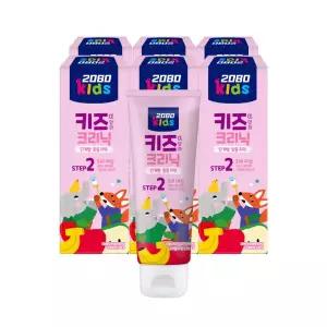 2080 키즈크리닉 2스텝 프루티 치약 80gx6개