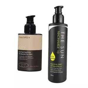 남성 선크림 200ml 얼굴 플루이드 스킨 향수 썬 크림 퍼퓸