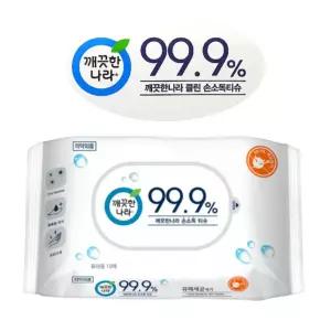 깨끗한나라 클린 손소독티슈 휴대형 10매 20개