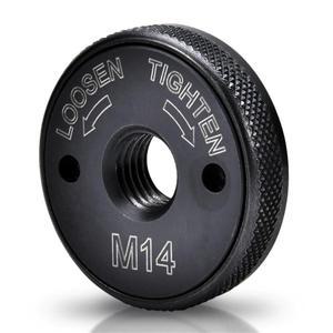 앵글 그라인더 M14 스레드 내부 외부 플랜지 너트 세트 퀵 릴리스 잠금 Onnfang 1PC 교체
