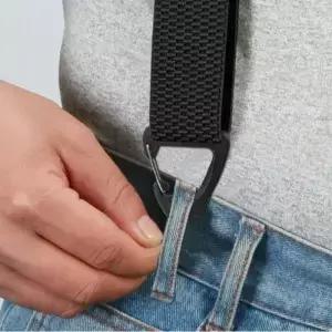 헤비 듀티 작업용 멜빵 38cm 폭 4개의 그 클래스프가 있는 X자형 우아하고 미끄럼 방지 기능이 조절 가능한