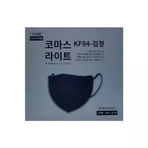 코마스 KF-94 검정 대형 1매입 x 50매(1박스) (WAC53D9)