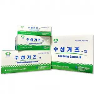 수성 거즈 접은거즈 7.5CMX7.5CMX8P 200EA