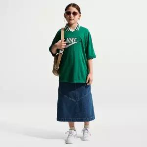 [나이키]스포츠웨어 주니어 데님 미디 스커트 IM8718 461