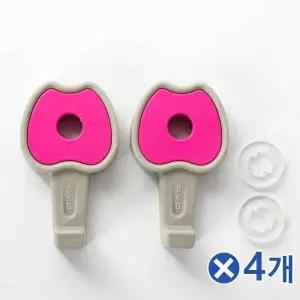TBZ 다용도 차량 헤드레스트 걸이 2P세트x4개 다용도걸이
