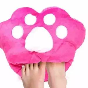 ( )핑크 USB 발열쿠션 사무실발히터 사무실발난로 미니발난로 전기발난로 발보온