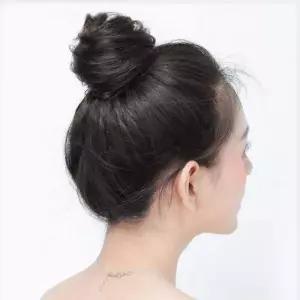 [콩심팥심]올림머리 덧가발 당고 헤어 여성 붙임머리 묶음 여자가발 티안나는