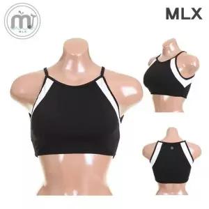 블랙 브라탑 여성 헬스 필라테스 수영복 비치웨어 밴딩 상의
