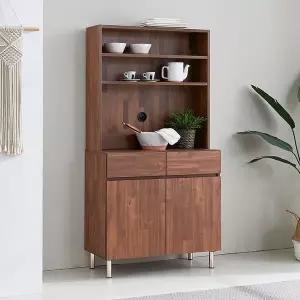SD420S 브라운 800 주방 수납장 세트 상부장 하부장
