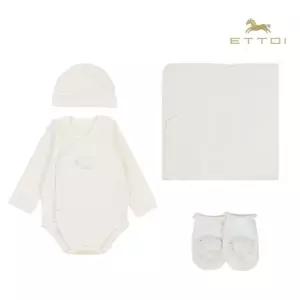 [롯데백화점]에뜨와 에딘배내수트모자&속싸개&양말 SET07T517903/임신,출산,신생아,조카선물,양띠