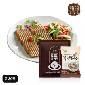 농민식품 도토리묵가루 25팩+묵사발육수5팩