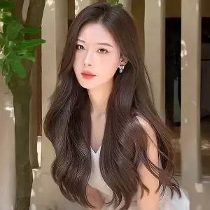 통가발 2color 여신 웨이브 원터치가발 여자 긴머리