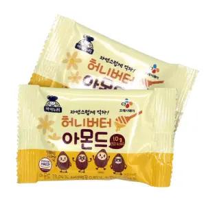 CJ 이츠웰 아이누리 허니버터 아몬드 (10g×40개)×10묶음/