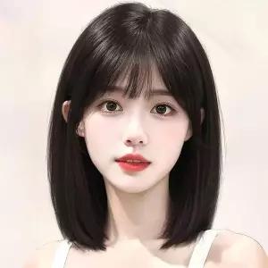 [셀러에이드]베이직 망사 인조모 통가발 여자 단발 메쉬 고열사