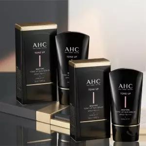 에이에이치씨 AHC 마스터즈 톤업 선 세럼 50ml 2개 저자극 내추럴 메이크업베이스 겸용