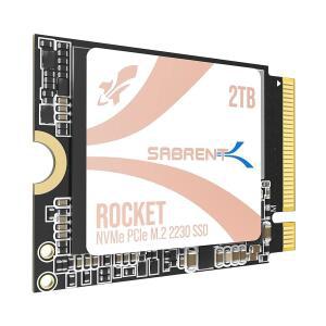SABRENT Rocket Q4 2230 NVMe SSD Pro, PCIe 컴팩트 데크, 2TB PC용 최대 5GB/s, QLC, 팩터 Gen4 Ally, 단면, ROG 내부 M.2 Surface DRAM-Less - 미니 [SB-213Q-2TB] 폼 스팀