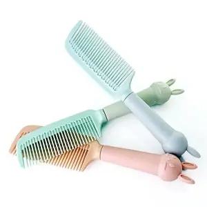 [와인앤쿡]래빗 휴대용 머리빗 1개(색상 택1)-WFMO1WO