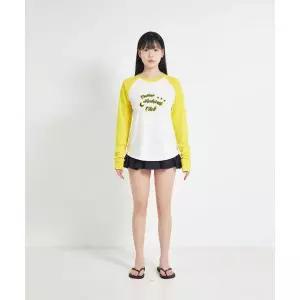 COTTONREBIRTHCLUB 문스타 나그랑 티셔츠 (옐로) 2300396